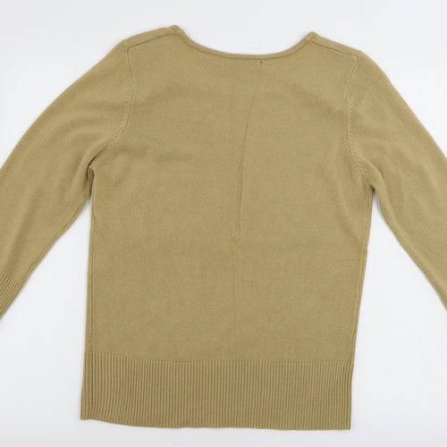 Klass Womens Beige   Pullover Jumper Size M