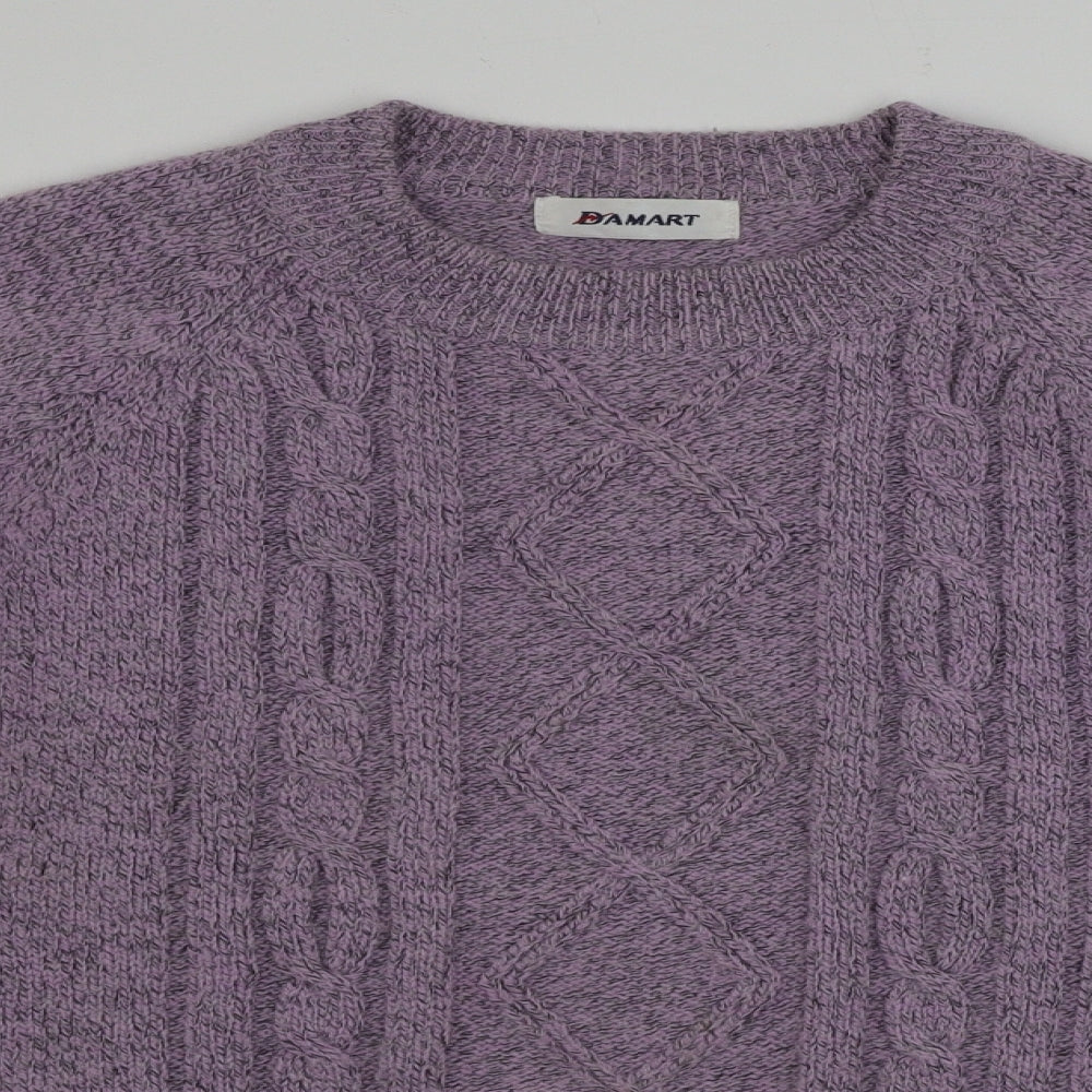 Damart Womens Purple   Pullover Jumper Size 12