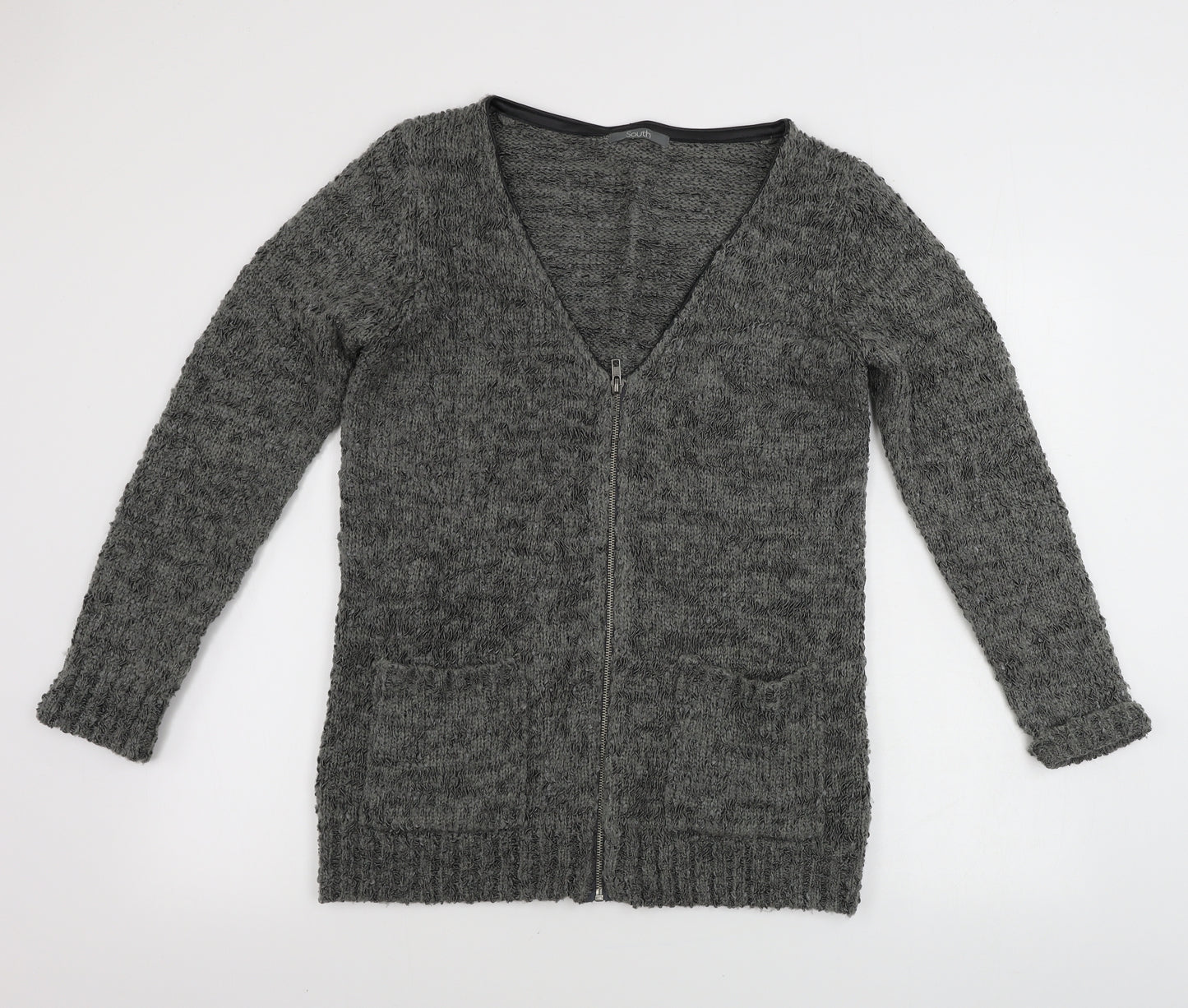 South Womens Grey   Jacket Coatigan Size 12