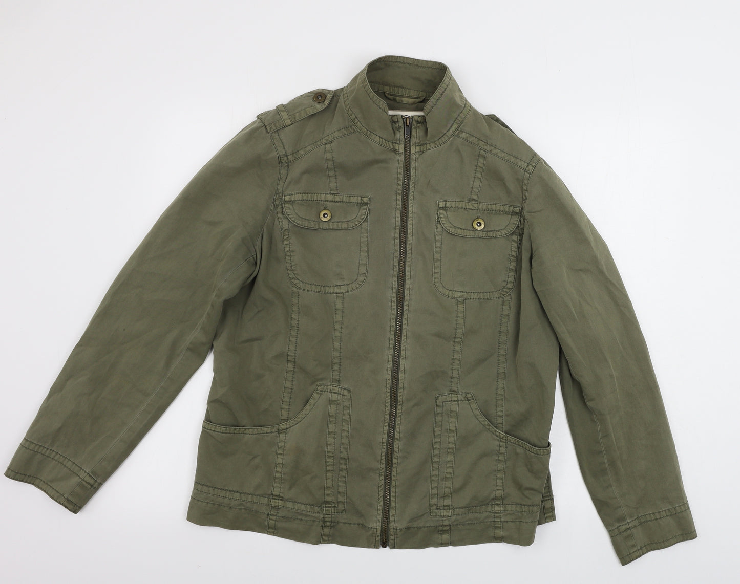 Cherokee  Womens Green   Jacket Coat Size 14