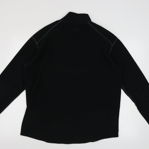Preworn  Mens Black   Henley Jumper Size S