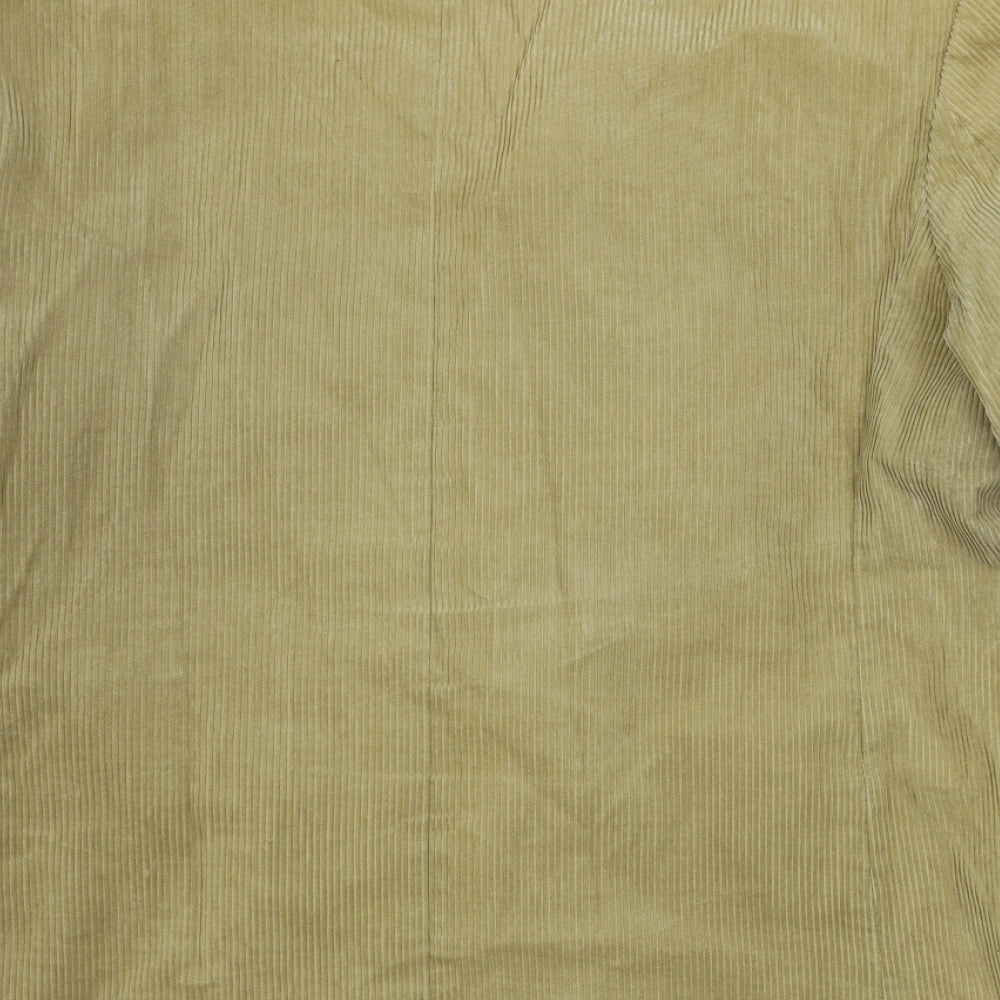 Hawkshead  Mens Yellow  Corduroy Jacket Blazer Size L
