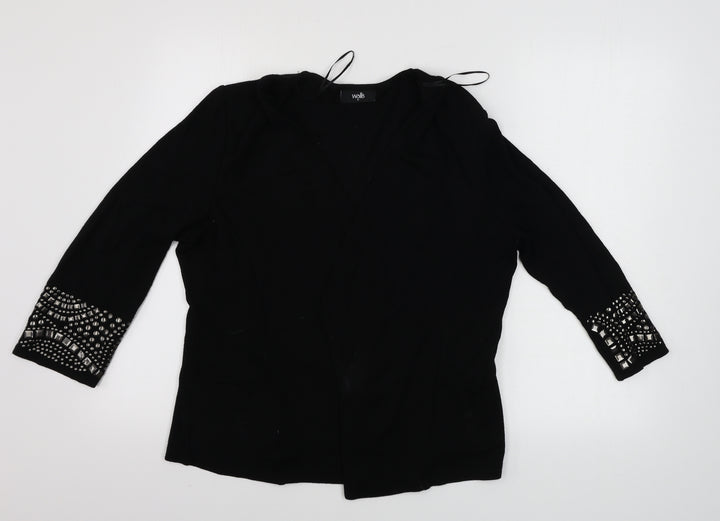 Wallis Womens Black Cardigan Jumper Size M