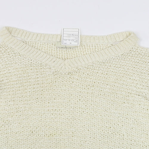 Papaya  Womens Ivory   Pullover Jumper Size L