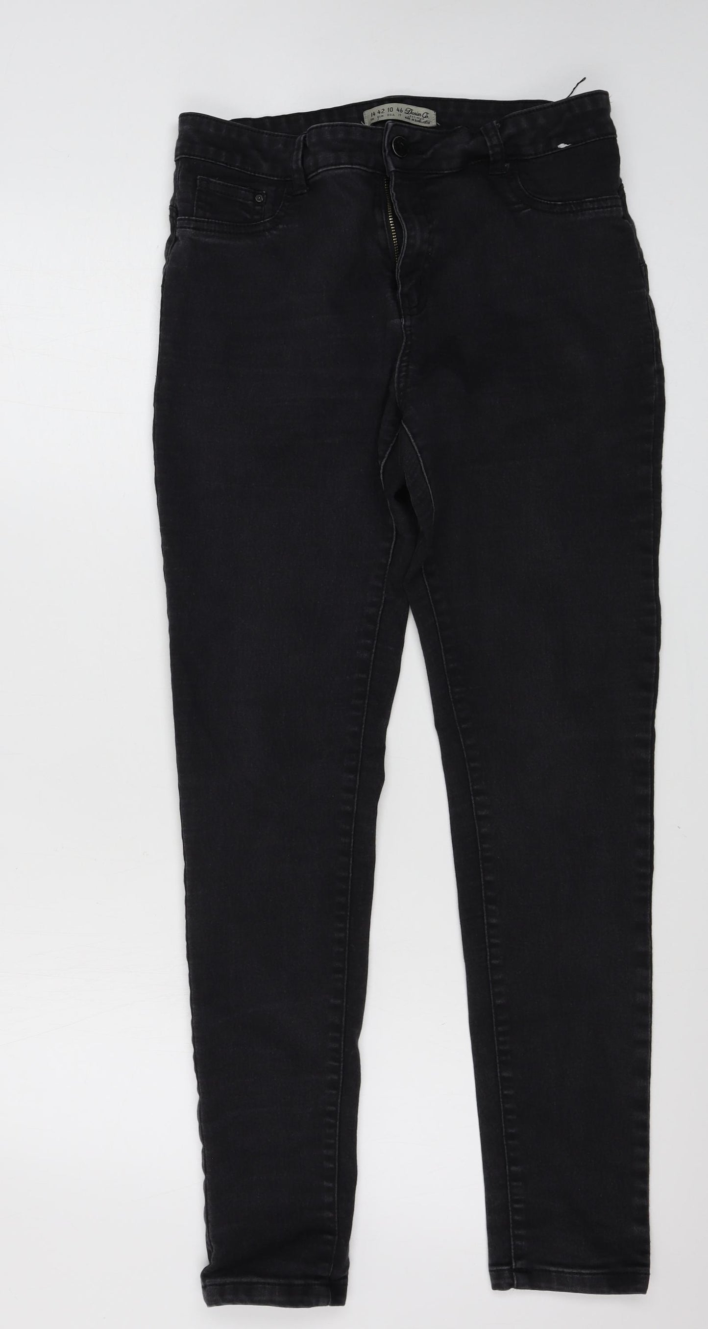 denim co Womens Black   Skinny Jeans Size 12 L24 in