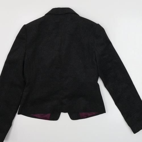 New Look  Womens Grey Check  Jacket Blazer Size 12