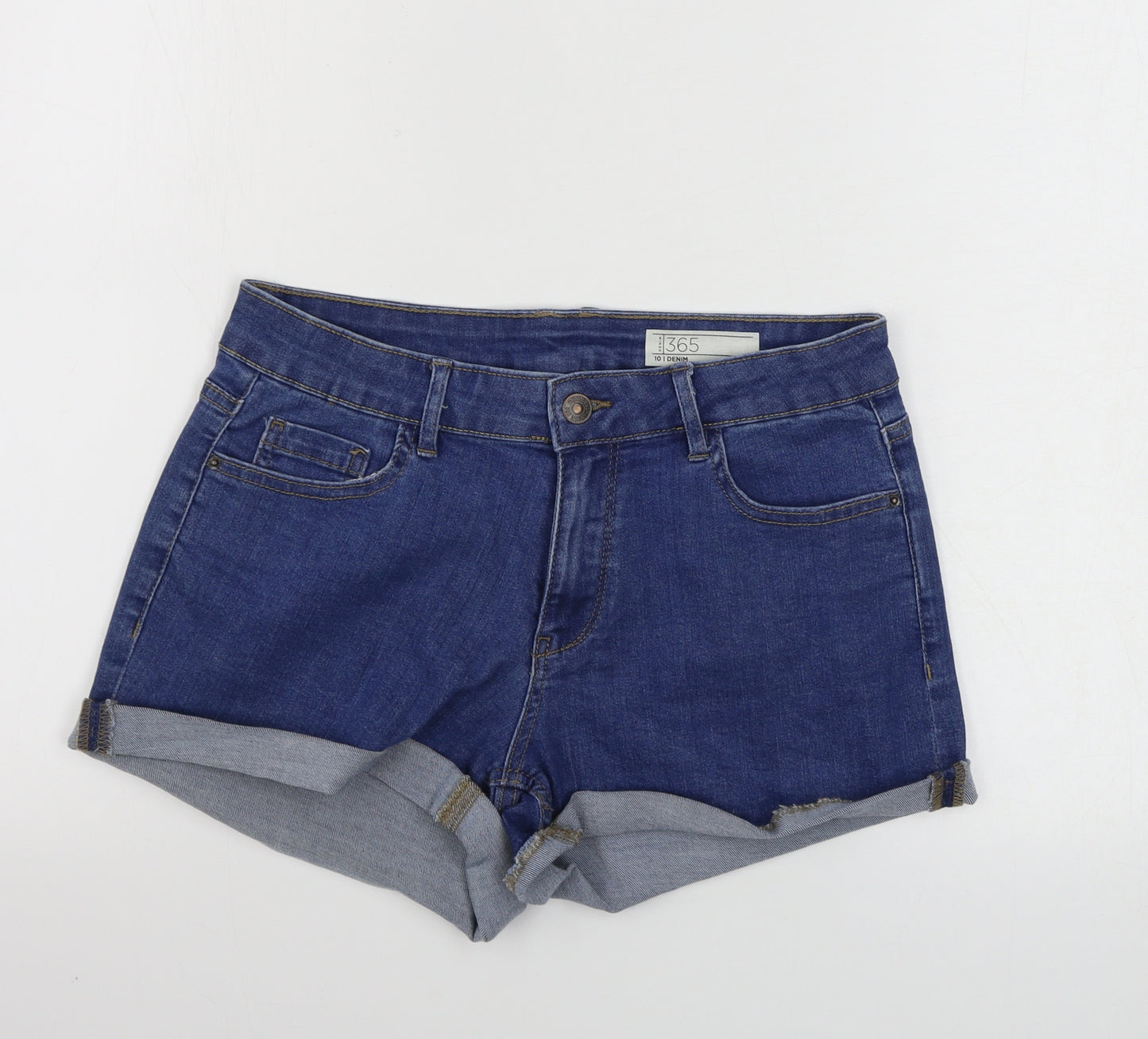denim 365 Womens Blue   Cut-Off Shorts Size 10