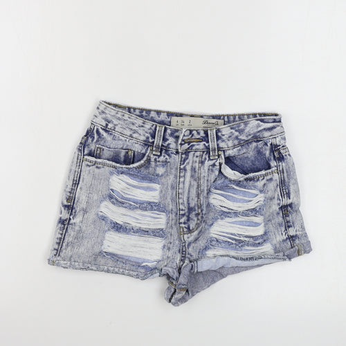 denim co Womens Blue   Cut-Off Shorts Size 6