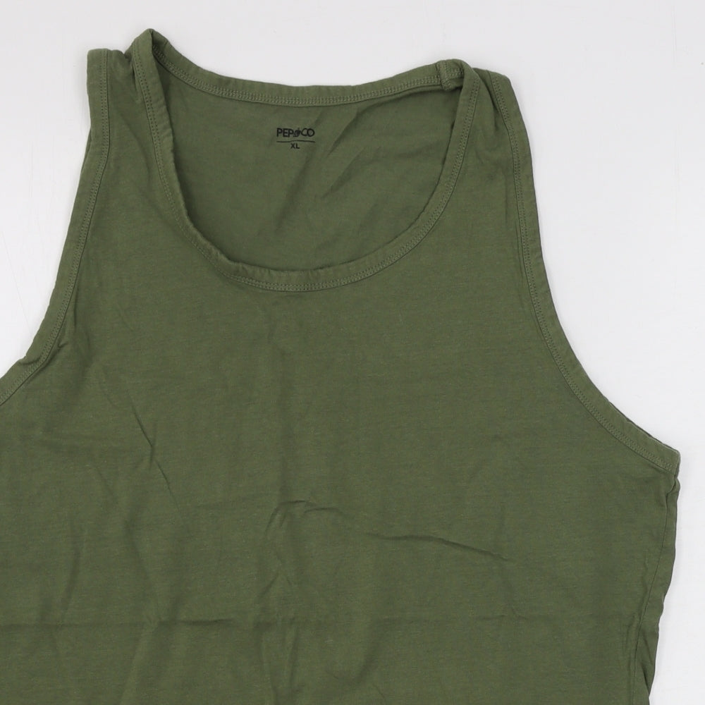 pep&co  Mens Green    T-Shirt Size XL