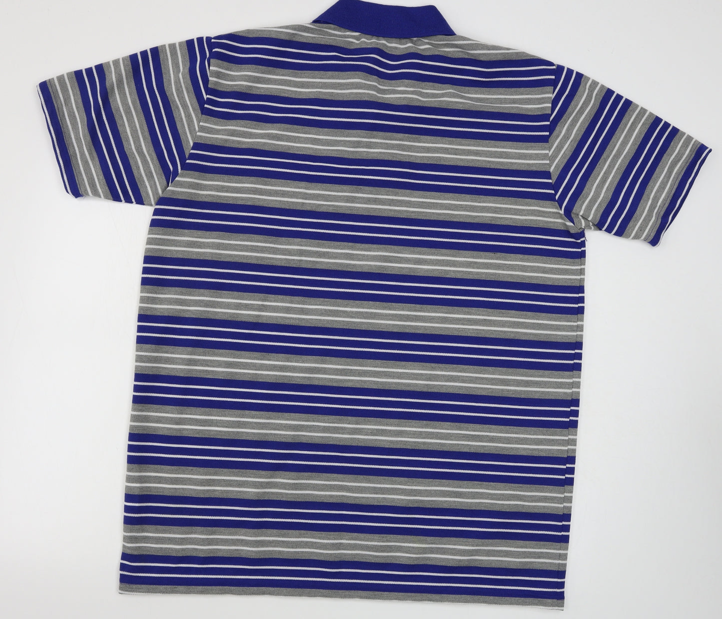High Street  Mens Grey Striped   Polo Size 2XL