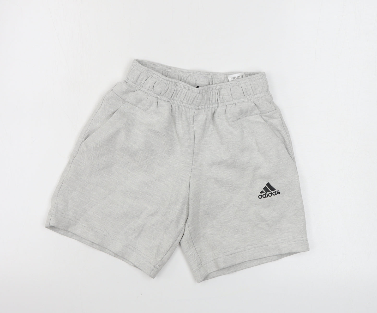 adidas  Boys Grey   Sweat Shorts Size 9-10 Years