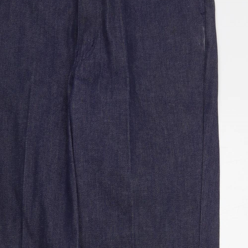 Preworn Womens Blue   Straight Jeans Size 38 in L31 in