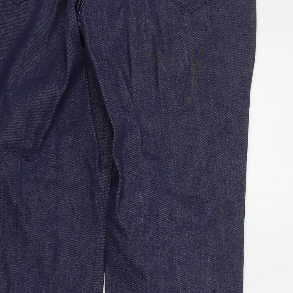 Preworn Womens Blue   Straight Jeans Size 38 in L31 in
