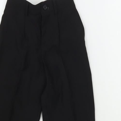 St Chiman Girls Black   Chino Trousers Size 4 Years