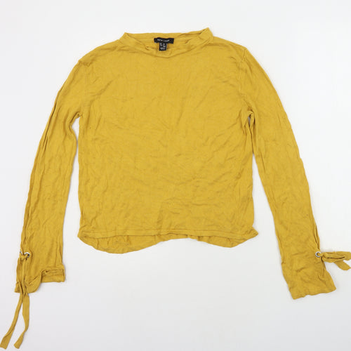 New Look Womens Yellow   Pullover Jumper Size 12