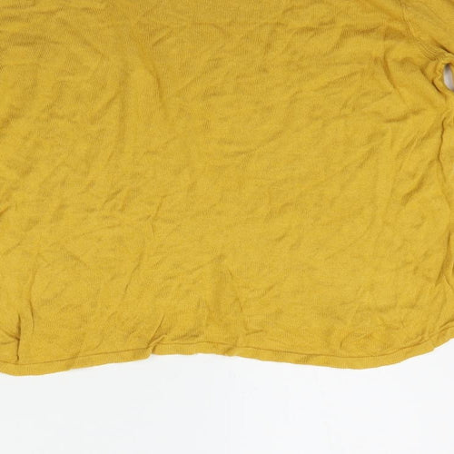New Look Womens Yellow   Pullover Jumper Size 12