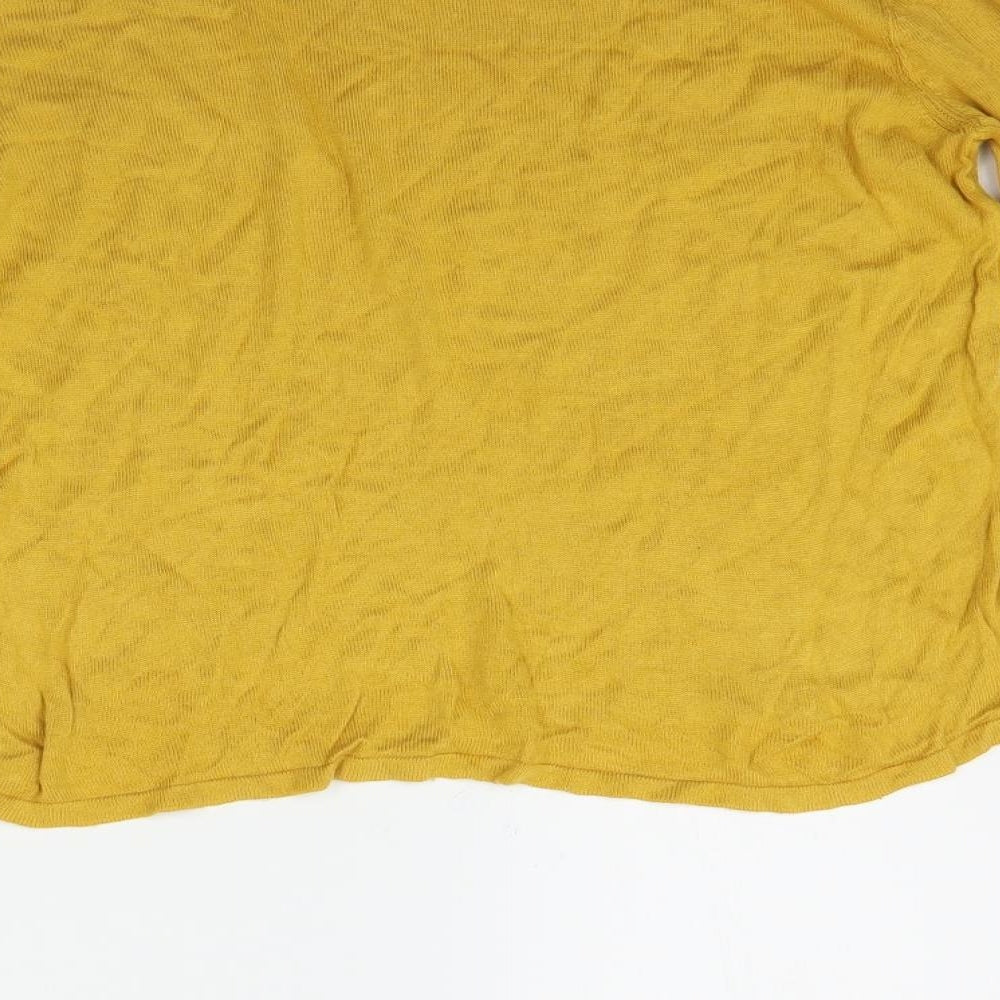New Look Womens Yellow   Pullover Jumper Size 12