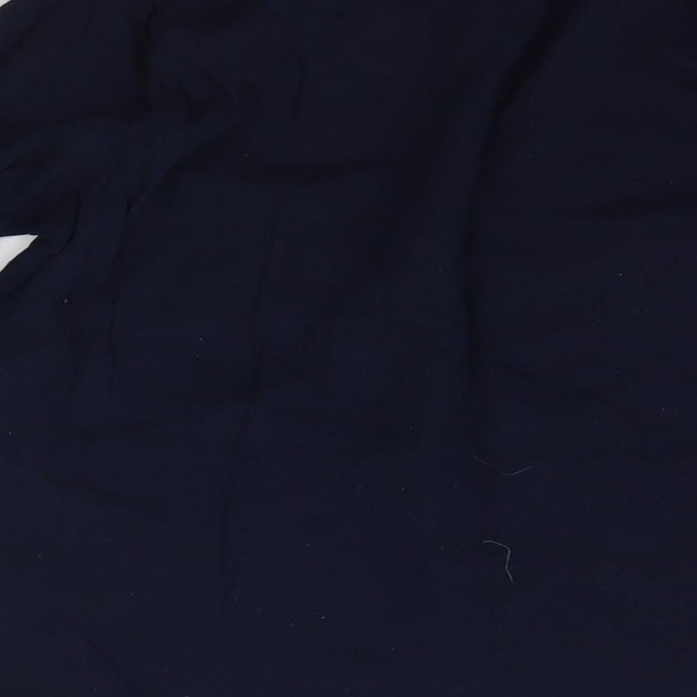 B&M Womens Blue Solid  Top Pyjama Top Size 12  - Christams