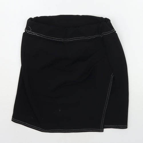 Boohoo Womens Black   A-Line Skirt Size 14