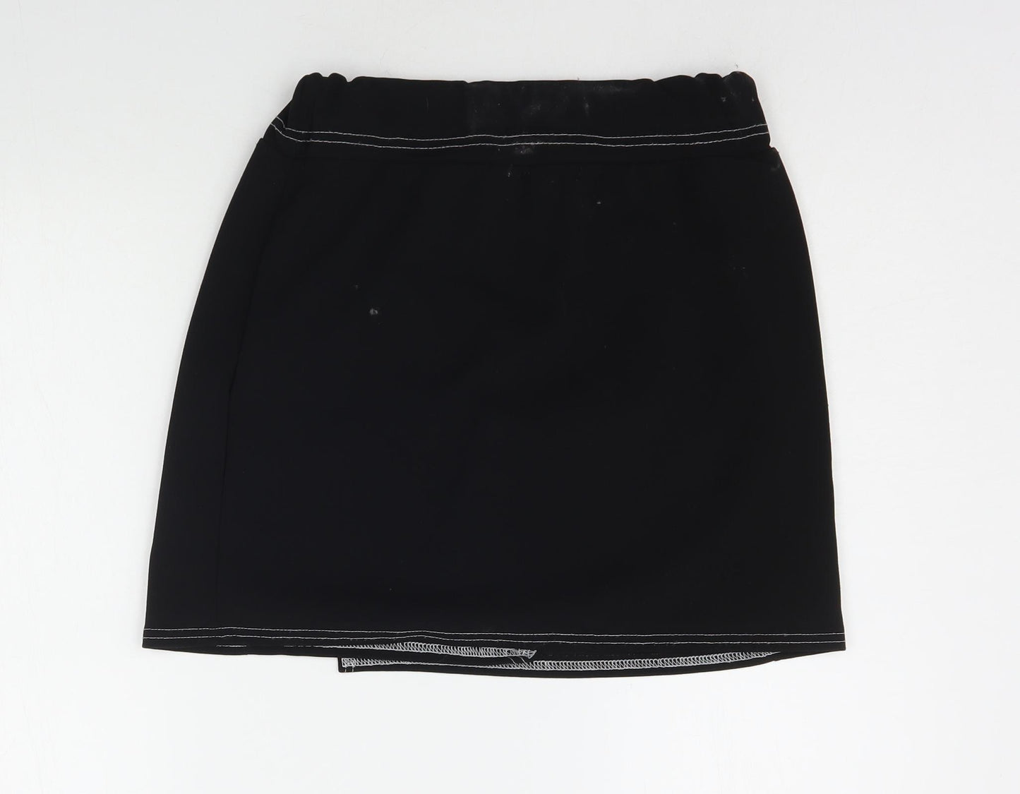 Boohoo Womens Black   A-Line Skirt Size 14