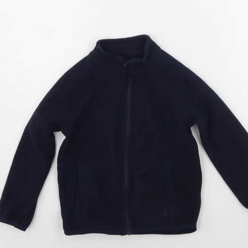 st bernard Girls Blue   Full Zip Jumper Size 4 Years