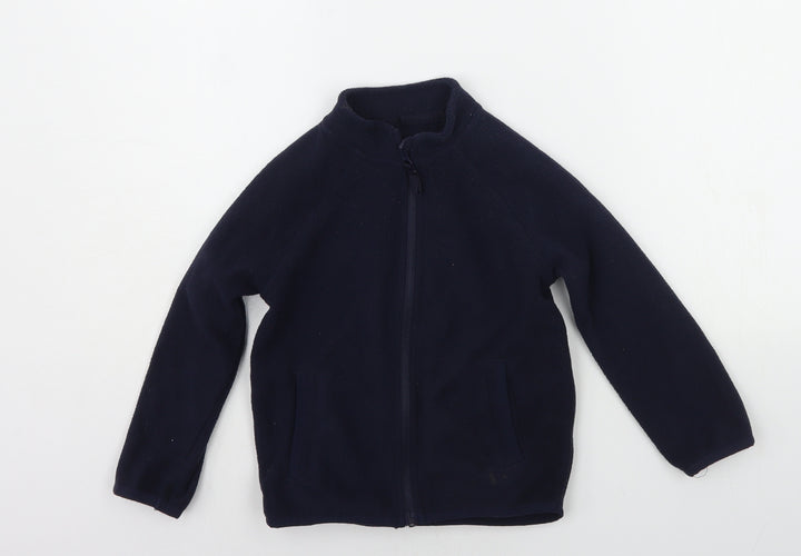 st bernard Girls Blue   Full Zip Jumper Size 4 Years