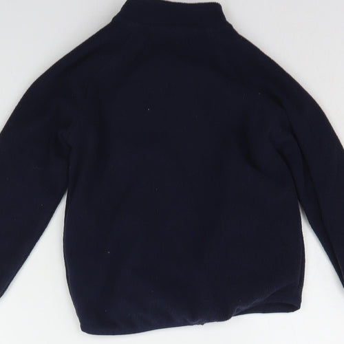 st bernard Girls Blue   Full Zip Jumper Size 4 Years