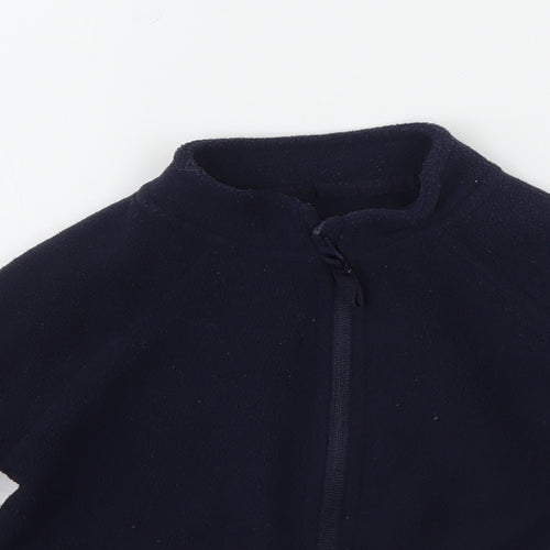 st bernard Girls Blue   Full Zip Jumper Size 4 Years