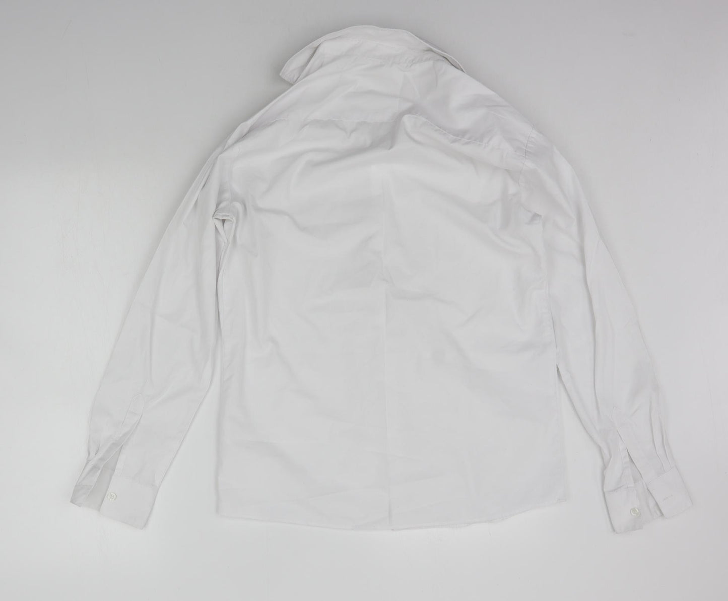 George Boys White   Basic Button-Up Size 15-16 Years  - SCHOOL