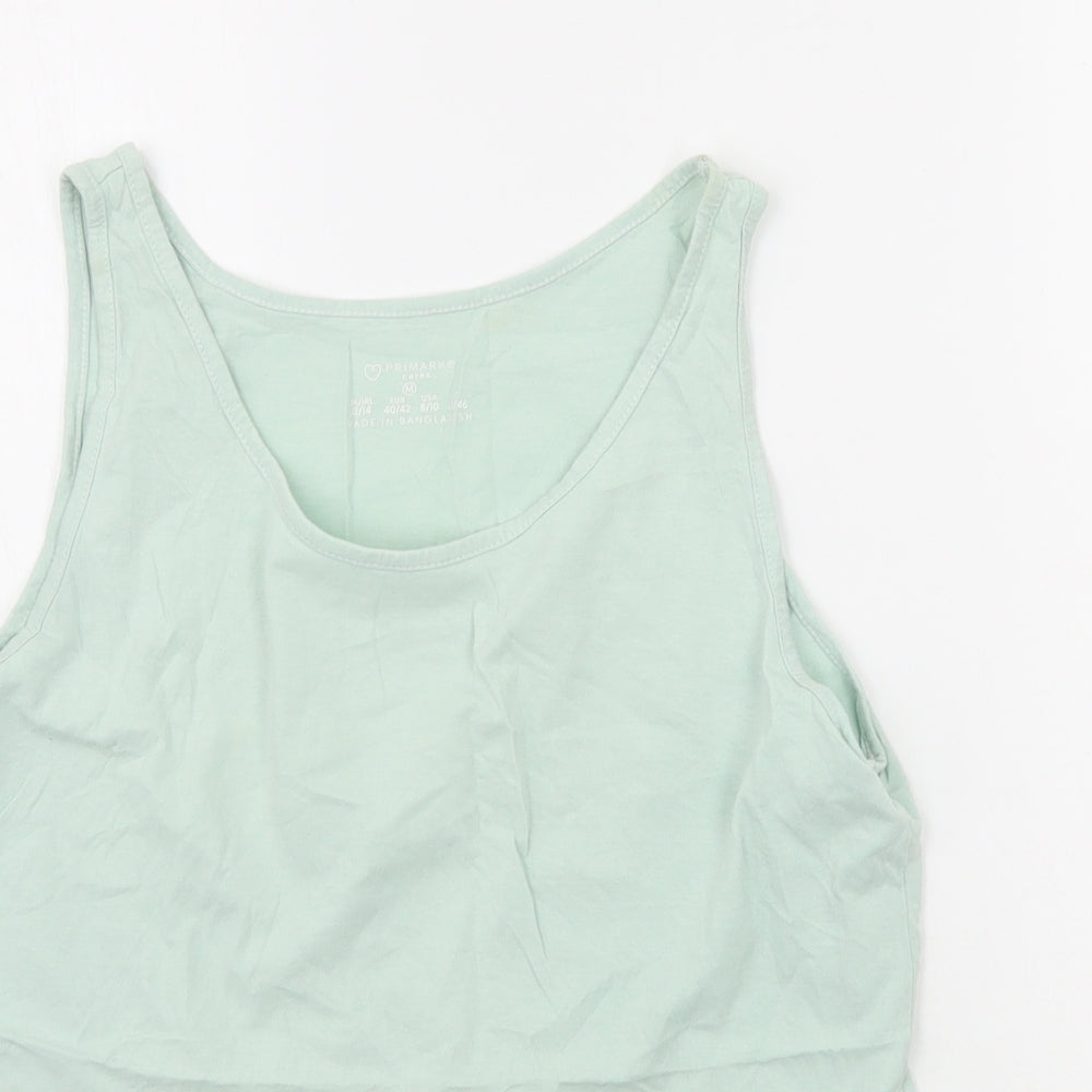 Primark Womens Green   Basic Tank Size M