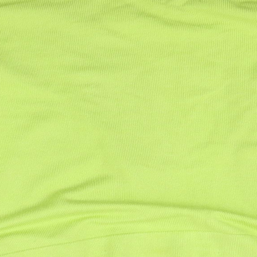 //text Womens Yellow   Cardigan Jumper Size L