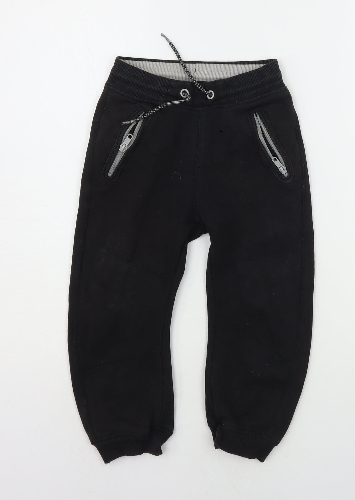 H&M Boys Black   Jogger Trousers Size 4-5 Years