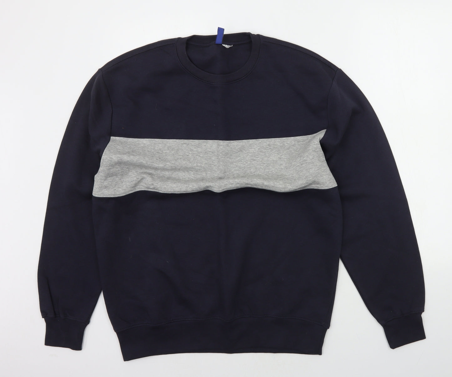 H&M Mens Blue   Pullover Jumper Size M