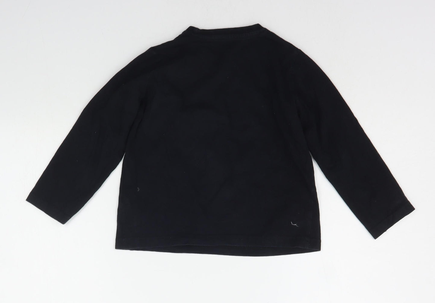 Primark Boys Black   Jersey T-Shirt Size 3-4 Years  - DInosaur