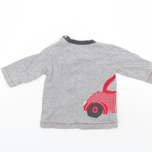 NEXT Boys Grey   Basic T-Shirt Size 0-3 Months