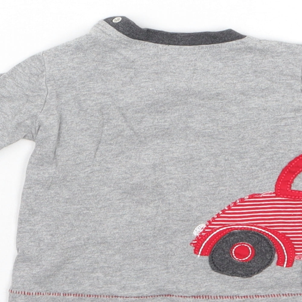 NEXT Boys Grey   Basic T-Shirt Size 0-3 Months