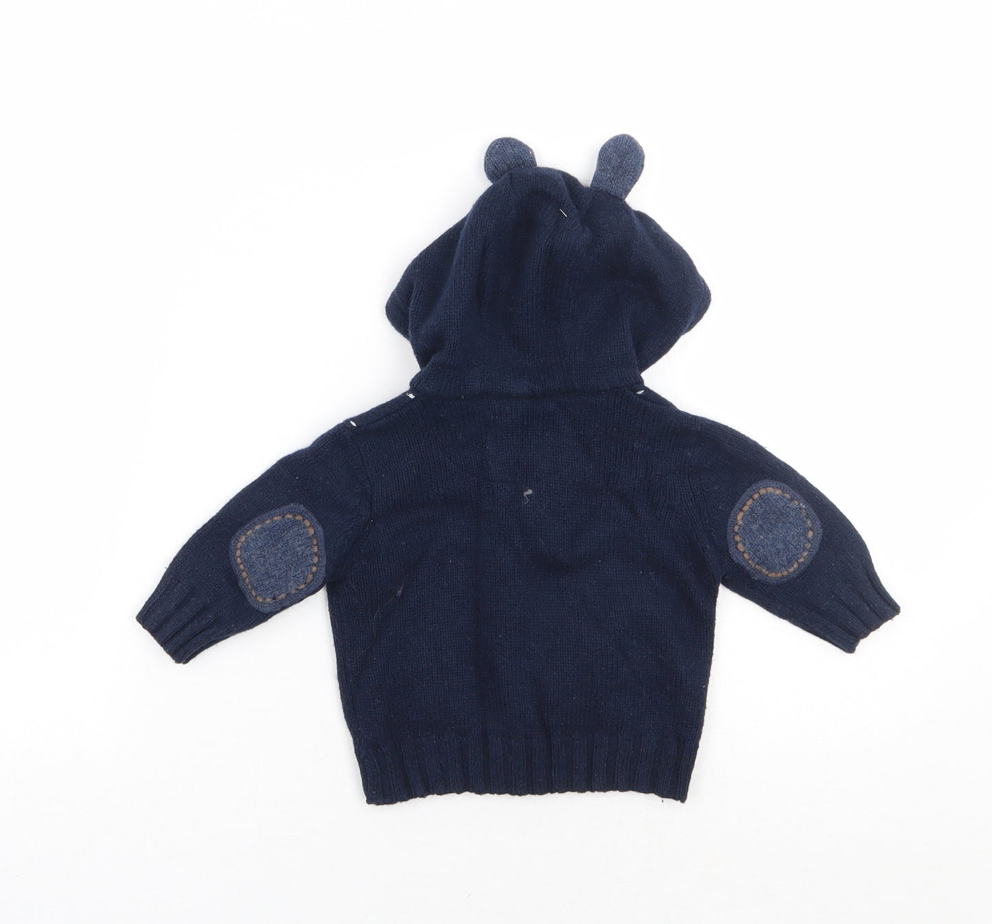 NEXT Boys Blue   Cardigan Jumper Size 3-6 Months