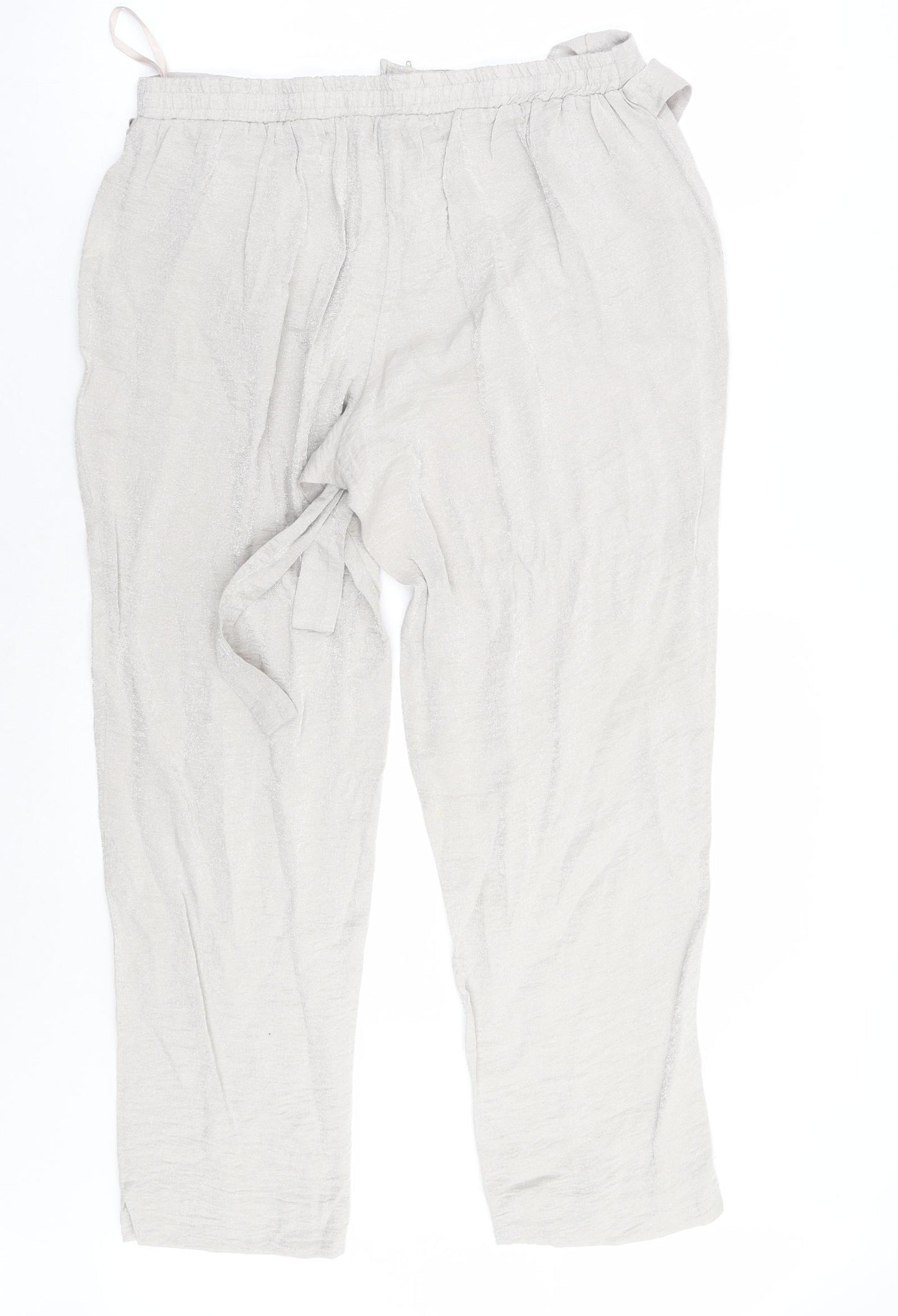 River Island Womens Grey   Trousers  Size 16 L26 in