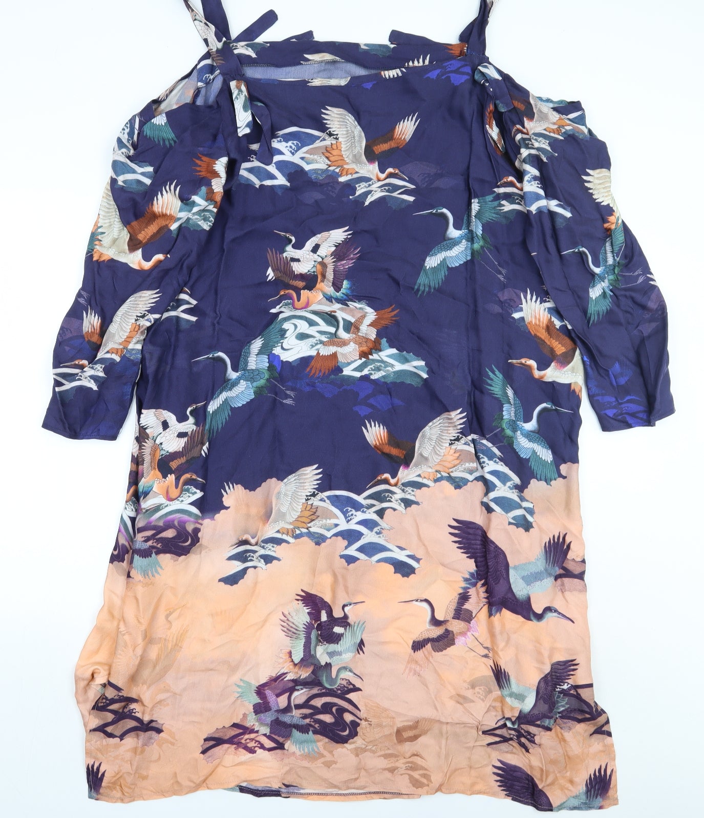 ASOS Womens Purple Animal Print  A-Line  Size 24