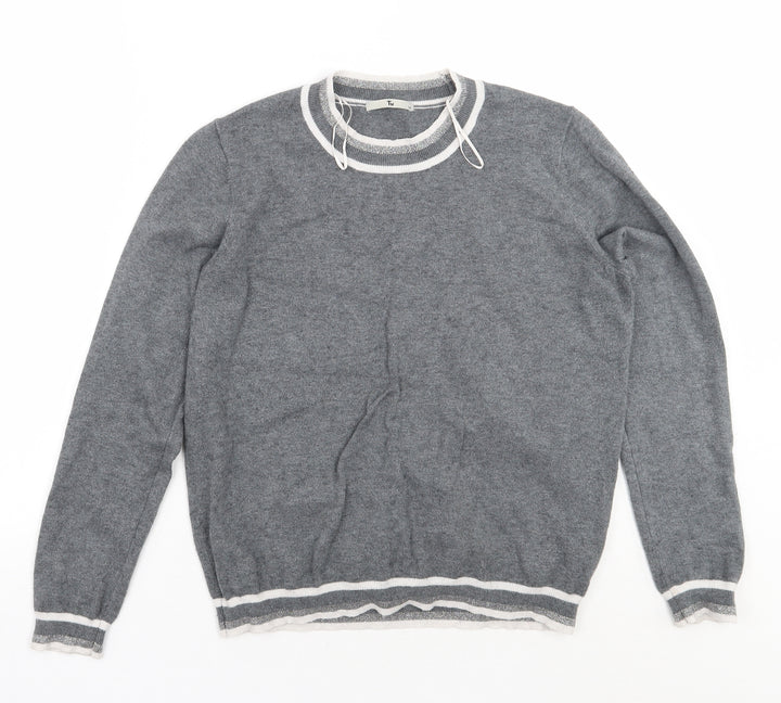 TU Womens Grey Pullover Jumper Size 14