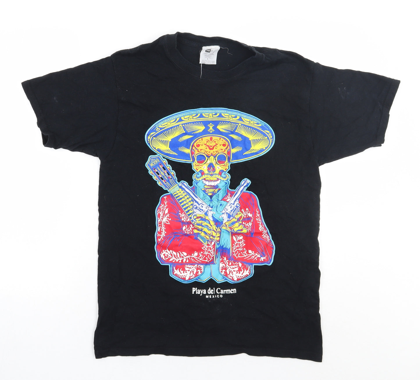 Playa del carmen Mens Black    T-Shirt Size S