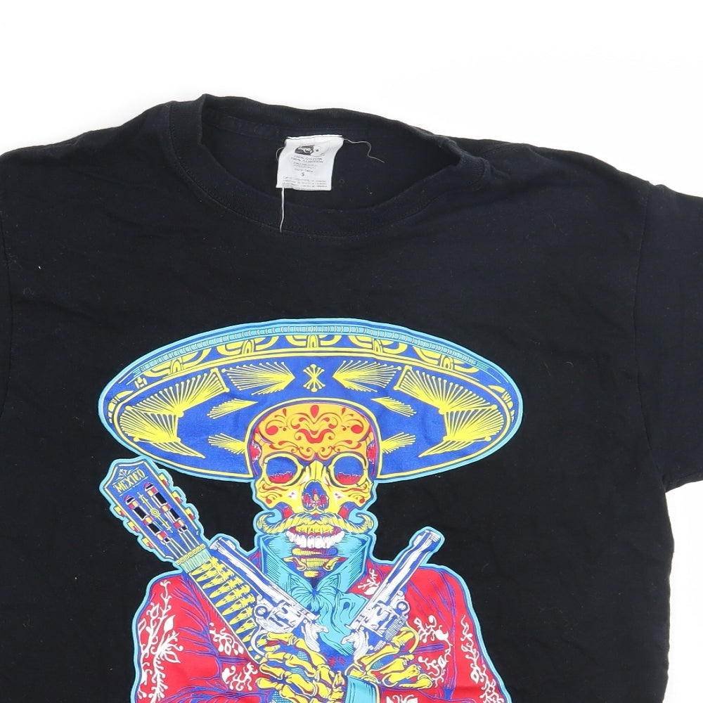 Playa del carmen Mens Black    T-Shirt Size S