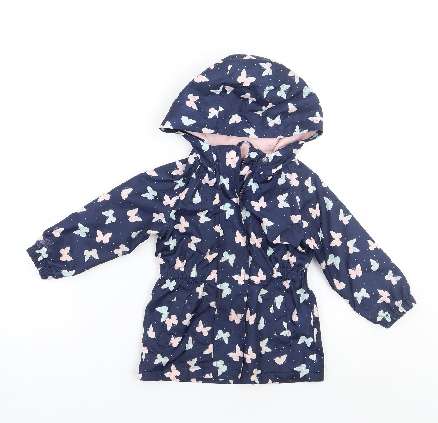 Primark Girls Blue Animal Print  Rain Coat Coat Size 18 Months