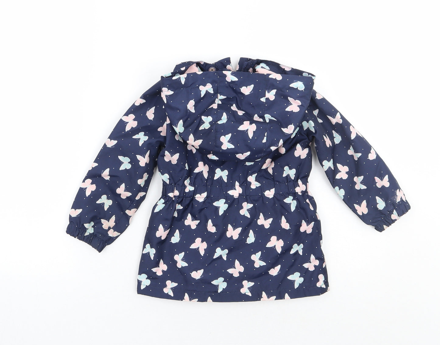 Primark Girls Blue Animal Print  Rain Coat Coat Size 18 Months