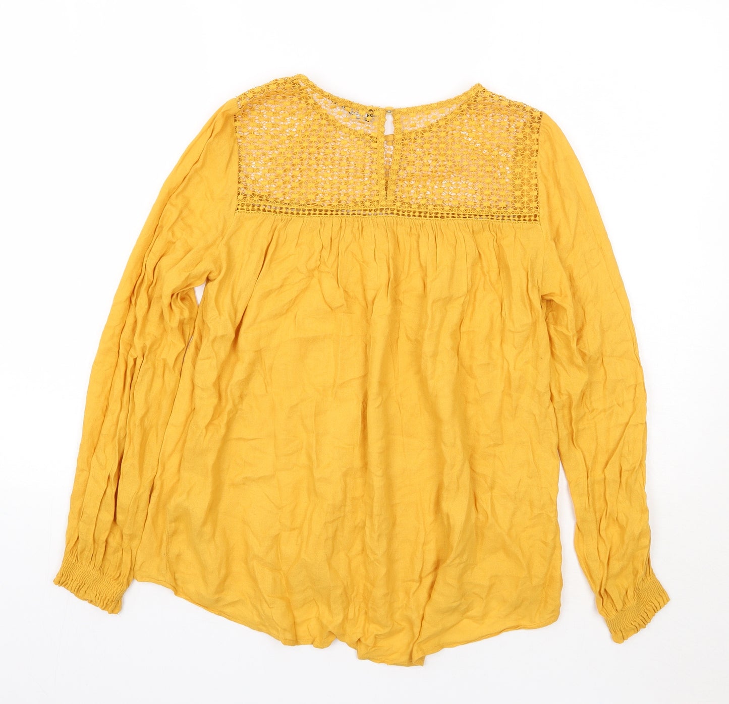 Newlook Womens Yellow   Basic Blouse Size 8