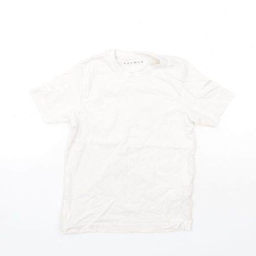 Nutmeg Boys Ivory   Basic T-Shirt Size 4-5 Years