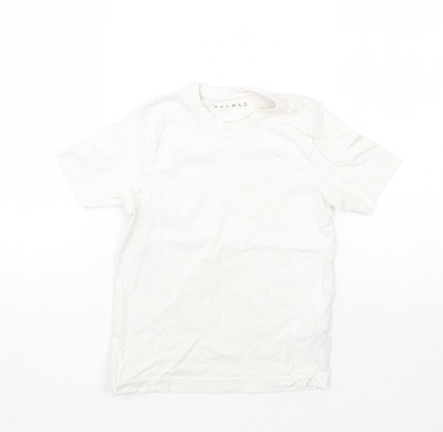 Nutmeg Boys Ivory   Basic T-Shirt Size 4-5 Years