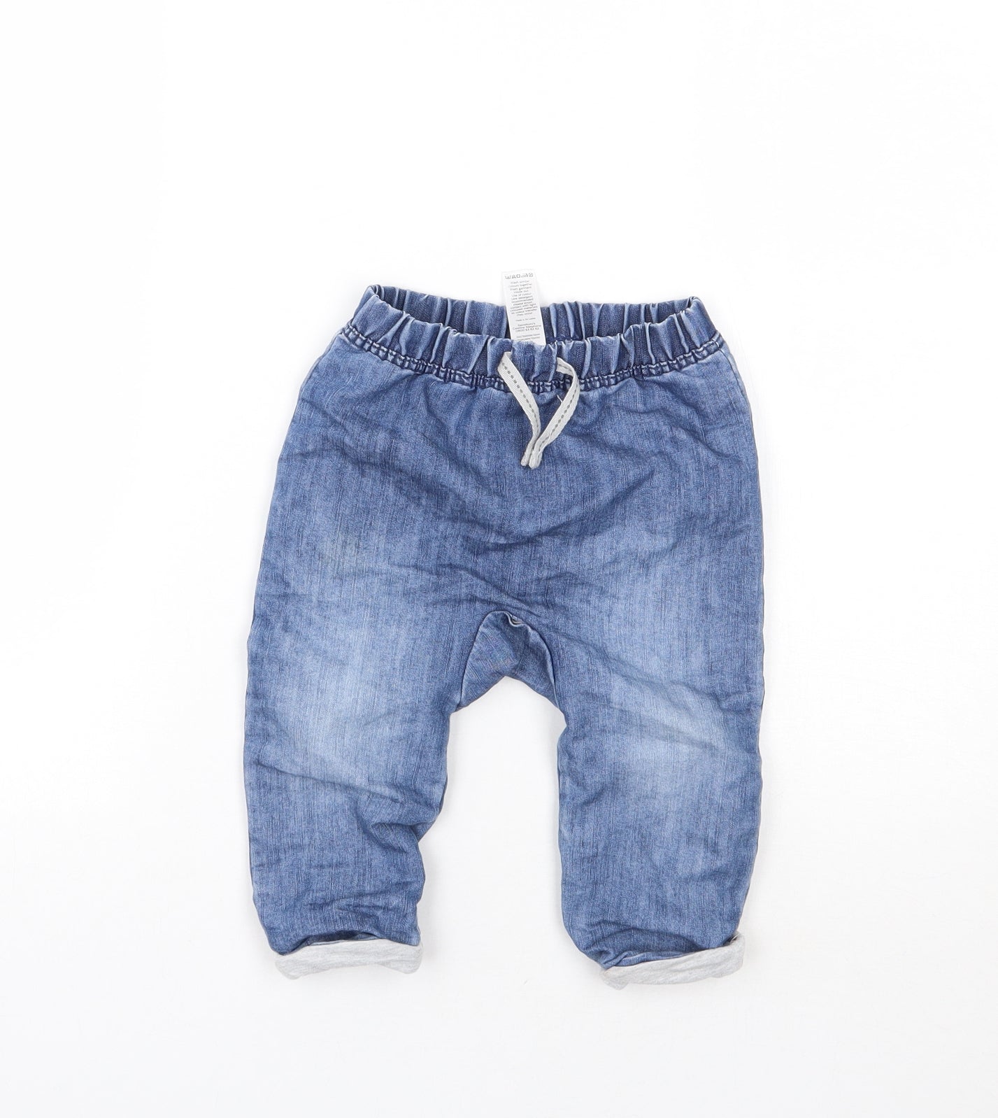 TU Boys Blue   Capri Jeans Size 12-18 Months
