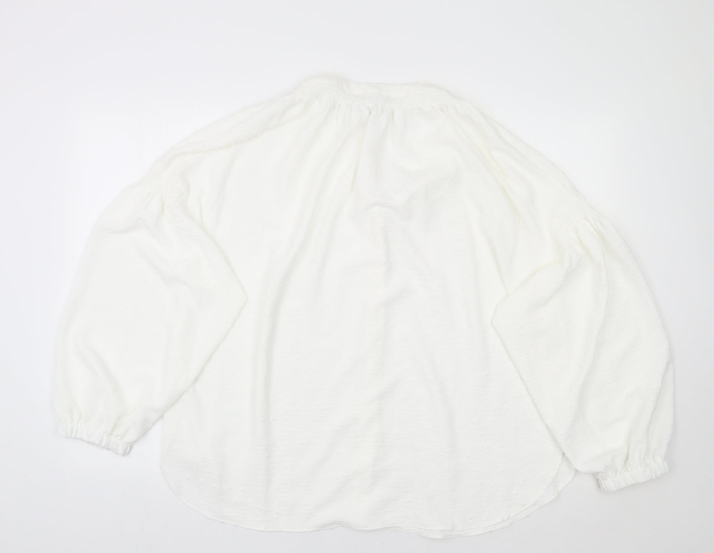 TU Womens White   Basic Button-Up Size 22