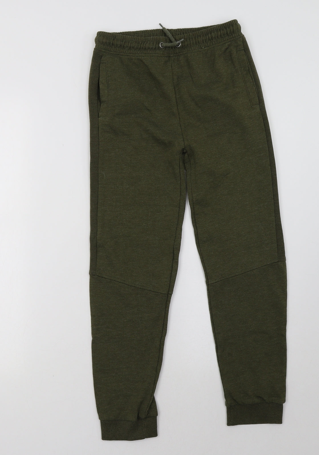 Sainsburys Boys Green   Jogger Trousers Size 10 Years